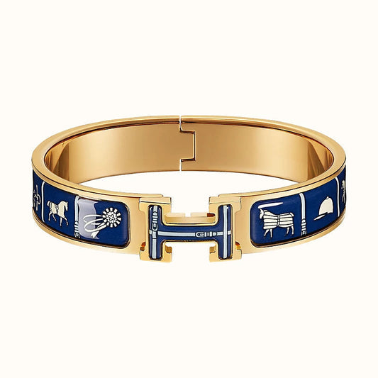 [⭐Mirelle]H COUVERTURES DARK BLUE BRACELET