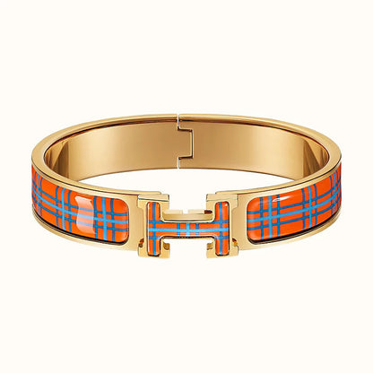 [⭐Mirelle]H TARTAN BRACELET 12MM