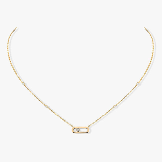 [⭐Mirelle]MOVE UNO DIAMOND NECKLACE