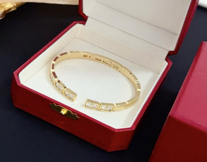 [⭐Mirelle jewelrys]LOVE DIAMOND OPEN  BRACELET