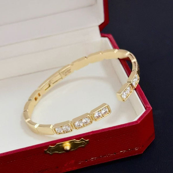[⭐Mirelle jewelrys]LOVE DIAMOND OPEN  BRACELET