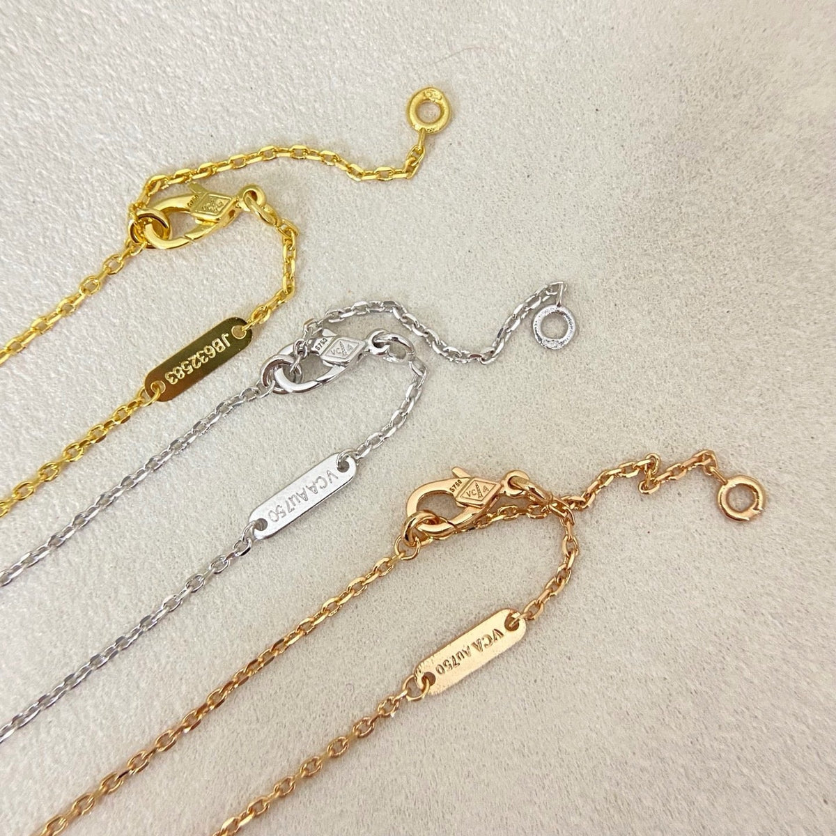 [⭐Mirelle]NEW 15MM PURPLE SAND-GOLD FOUR-LEAF CLOVER NECKLACE