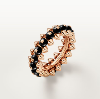 [⭐Mirelle]CLASH ELEGANT ROSE GOLD RING FEATURING NATURAL AGATE