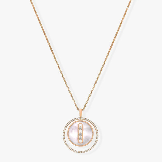 [⭐Mirelle]Demo MOVE MM NACRE BLANCHE DIAMOND NECKLACE