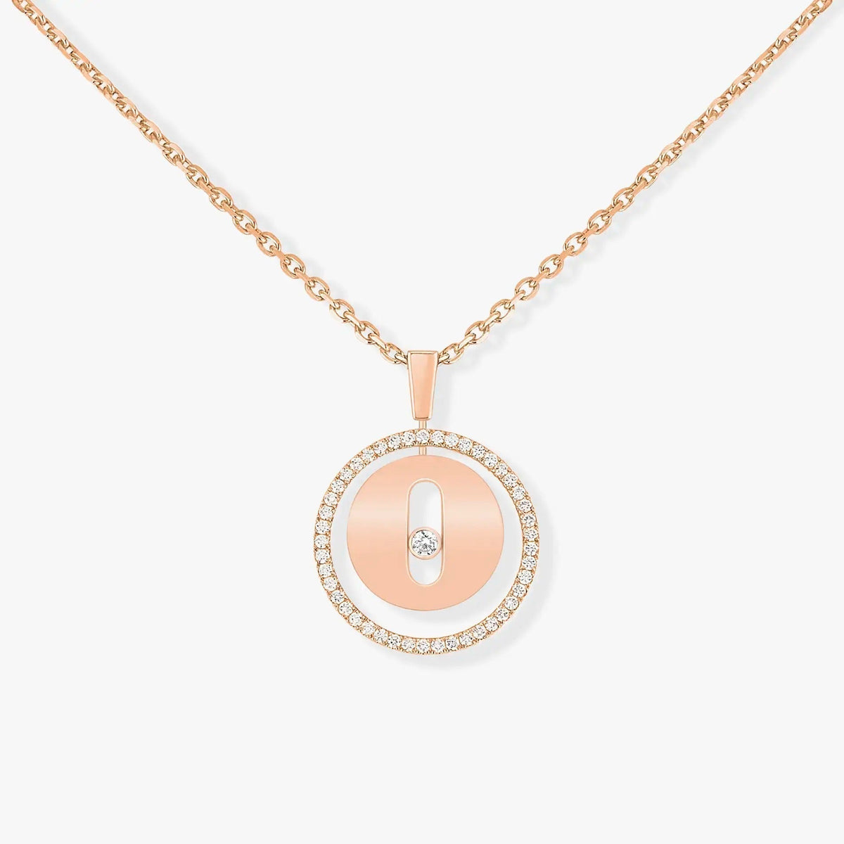 [⭐Mirelle]Demo MOVE PM NECKLACE PINK GOLD DIAMOND