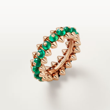 [⭐Mirelle]CLASH ELEGANT ROSE GOLD RING FEATURING NATURAL AGATE