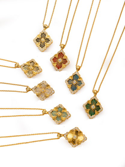 [⭐Mirelle] B.C.L BIG SIZE  ENAMEL NECKLACE（Various colors）
