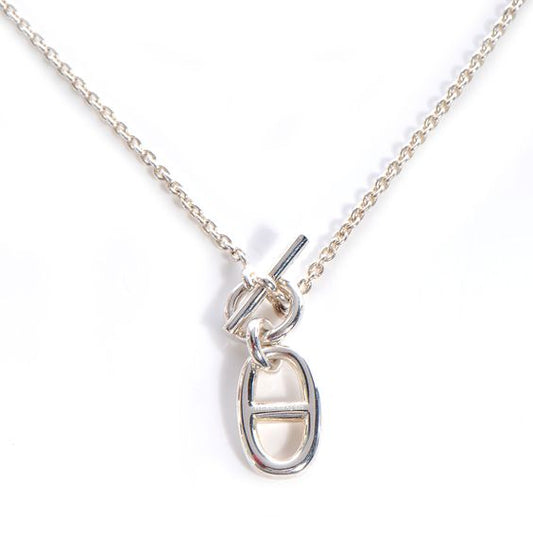 [⭐Mirelle]HM CHAINE D'ANCRE PENDANT NECKLACE STERLING SILVER