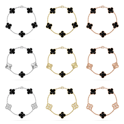 [⭐Mirelle] CLOVER 5 MOTIF PULSAR STONE BRACELET COLLECTION