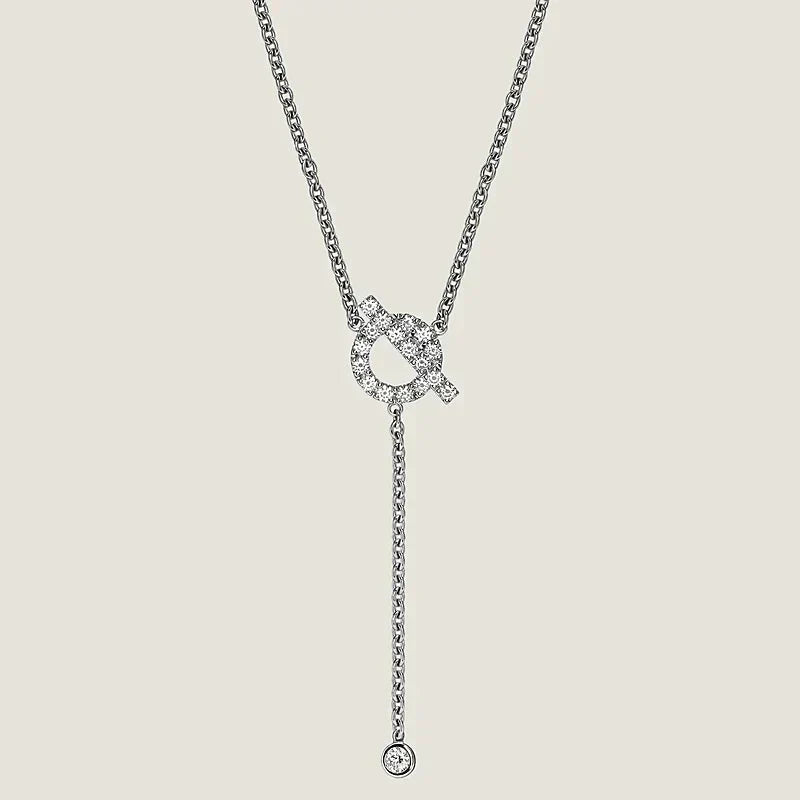 [⭐Mirelle]FINESSE SILVER DIAMOND NECKLACE