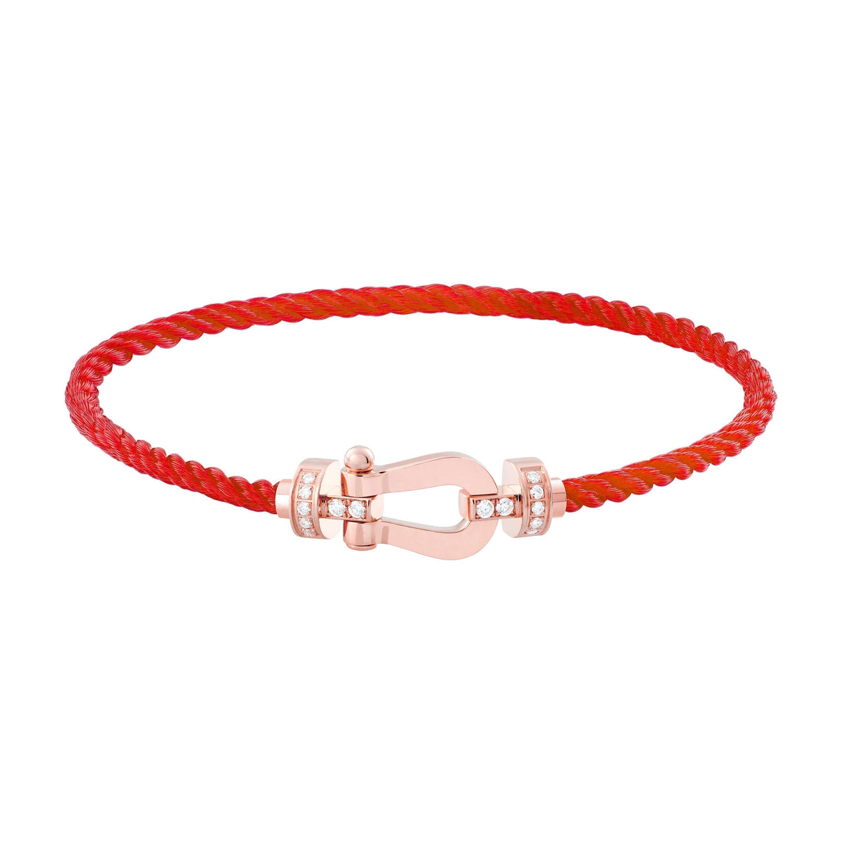 [⭐Mirelle]FORCE 10 HALF DIAMOND PINK GOLD RED CORDERI LARGE AND MEDIUM MODEL
