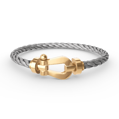 [⭐Mirelle]FORCE LARGE HORSESHOE NO DIAMOND BRACELET GOLD