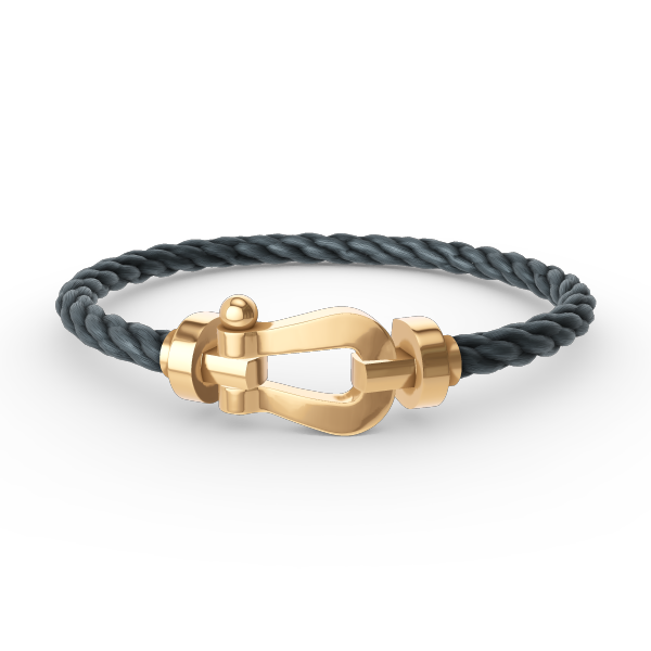 [⭐Mirelle]FORCE LARGE HORSESHOE NO DIAMOND BRACELET GOLD
