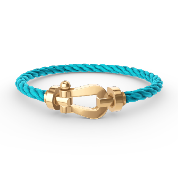 [⭐Mirelle]FORCE LARGE HORSESHOE NO DIAMOND BRACELET GOLD