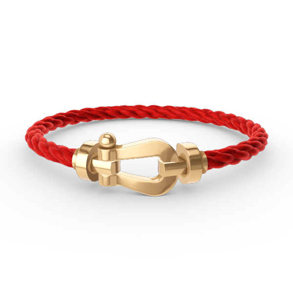 [⭐Mirelle]FORCE LARGE HORSESHOE NO DIAMOND BRACELET GOLD