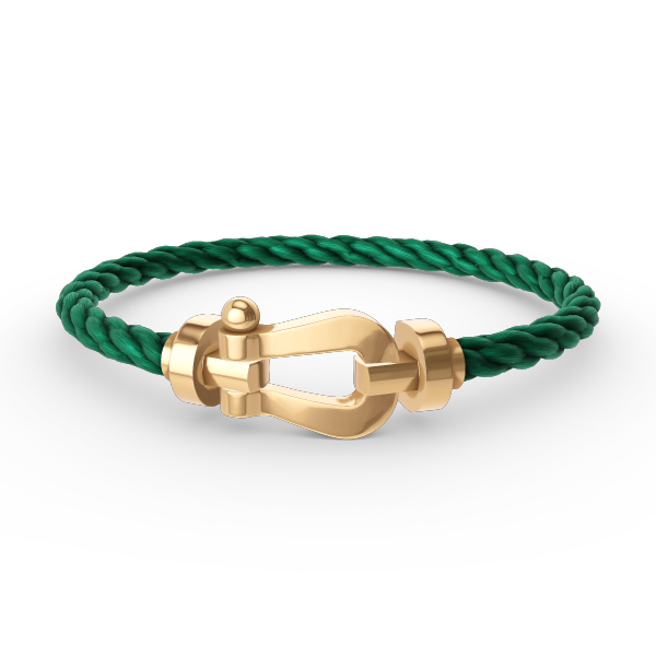 [⭐Mirelle]FORCE LARGE HORSESHOE NO DIAMOND BRACELET GOLD