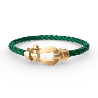 [⭐Mirelle]FORCE LARGE HORSESHOE NO DIAMOND BRACELET GOLD