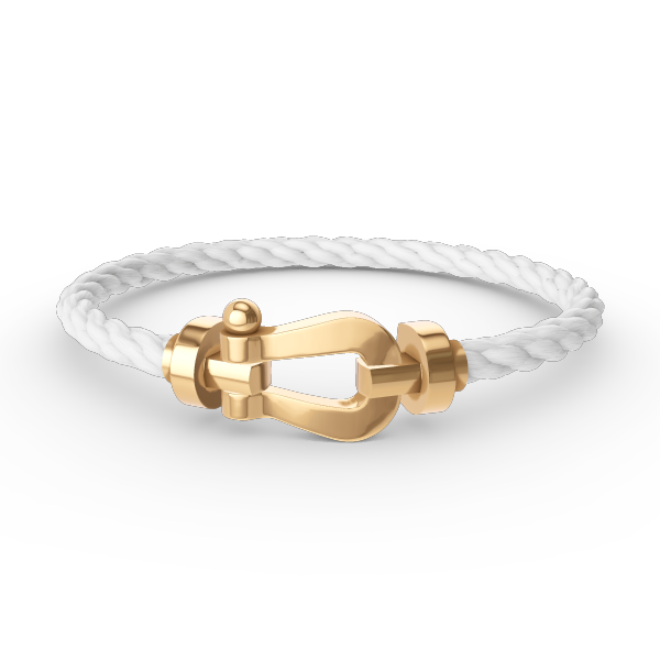[⭐Mirelle]FORCE LARGE HORSESHOE NO DIAMOND BRACELET GOLD
