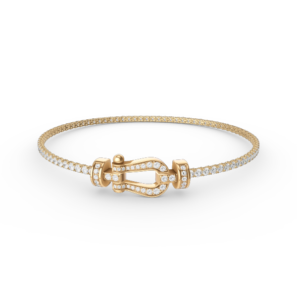 [⭐Mirelle]FORCE  HORSESHOE  DIAMOND TENNIS BRACELET