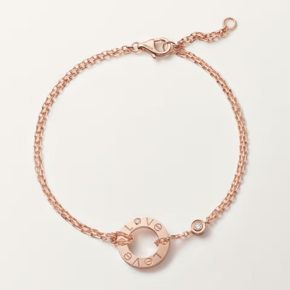 [⭐Mirelle]LOVE BRACELET 2 DIAMOND