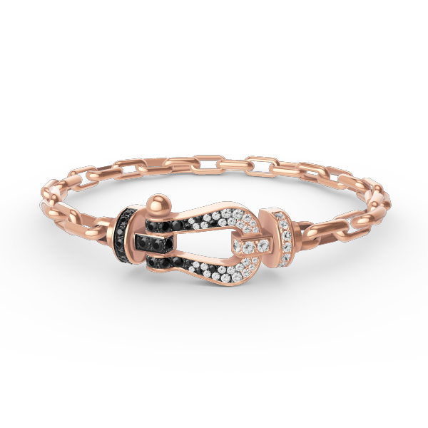[⭐Mirelle]FORCE LARGE HORSESHOE CLASP  METAL BRACELET