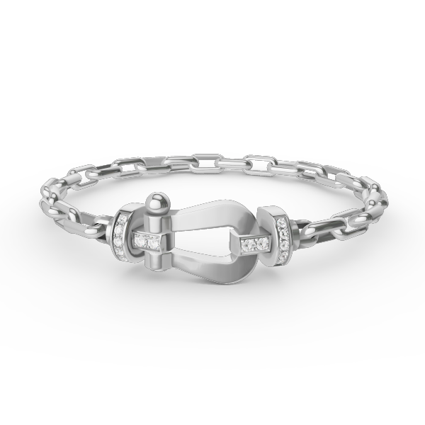 [⭐Mirelle]FORCE LARGE HORSESHOE CLASP  METAL BRACELET