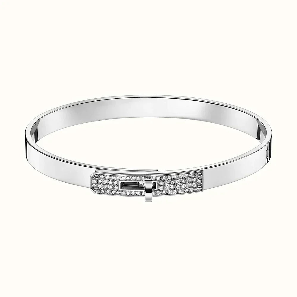 [⭐Mirelle]KELLY SILVER DIAMOND BRACELET
