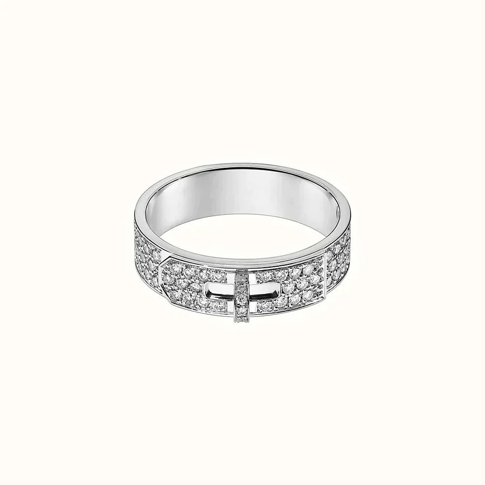 [⭐Mirelle]KELLY SILVER DIAMOND RING