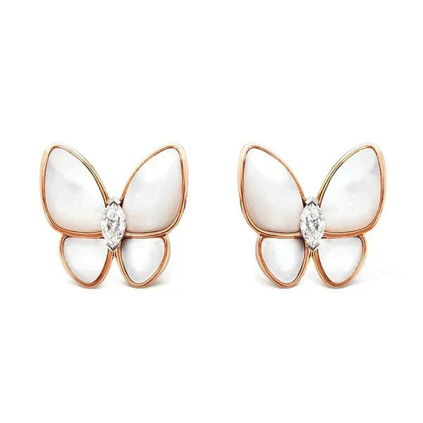 [⭐Mirelle]BUTTERFLY MOP DIAMOND EARRINGS