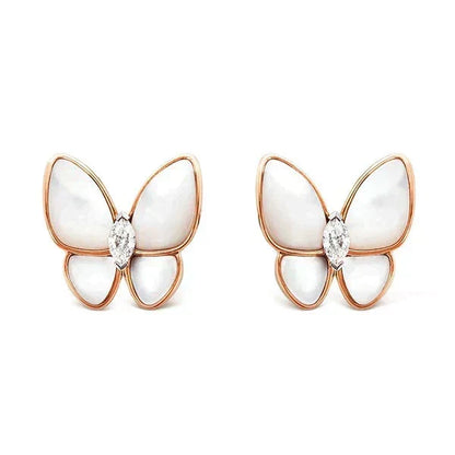 [⭐Mirelle]BUTTERFLY MOP DIAMOND EARRINGS