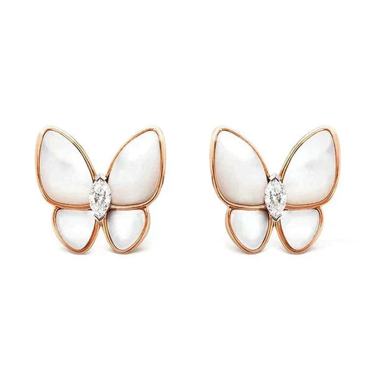 [⭐Mirelle]BUTTERFLY MOP DIAMOND EARRINGS