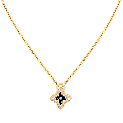 [⭐Mirelle]STAR PEDANT PINK GOLD DIAMOND NECKLACE