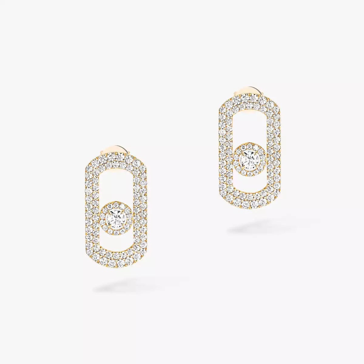 [⭐Mirelle]So Move Pave_-Set Diamond Earrings in Silver