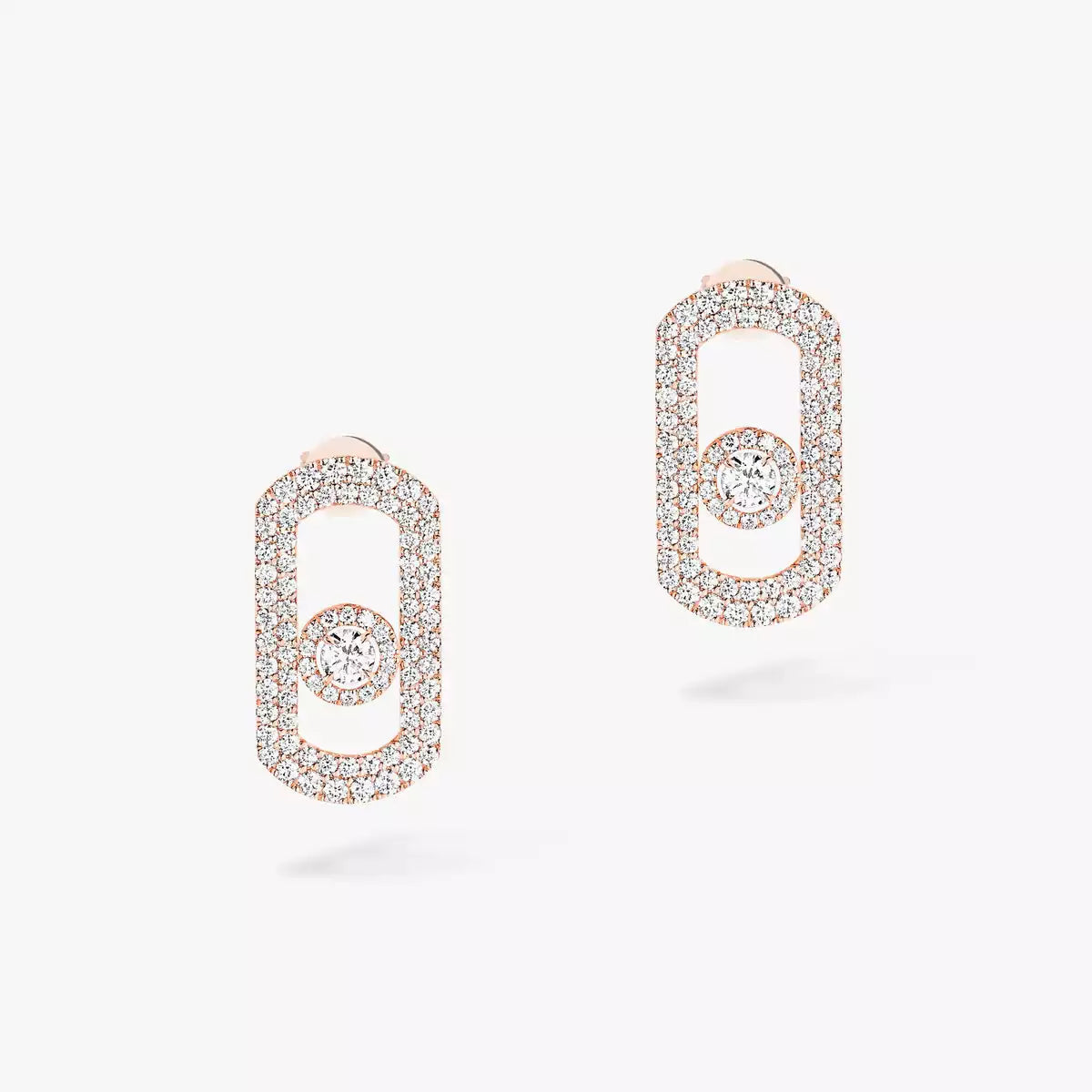[⭐Mirelle]So Move Pave_-Set Diamond Earrings in Silver