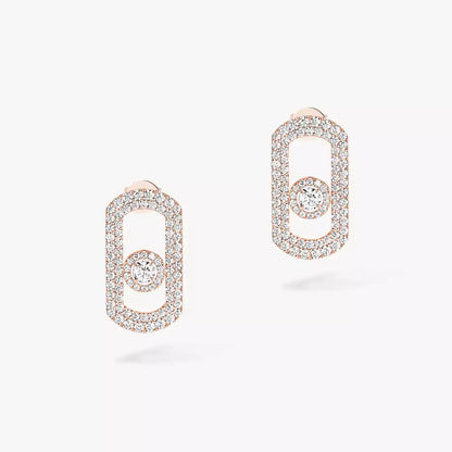 [⭐Mirelle]So Move Pave_-Set Diamond Earrings in Silver