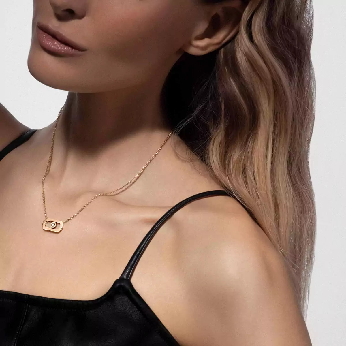 [⭐Mirelle]So Move Diamond Necklace in Gold