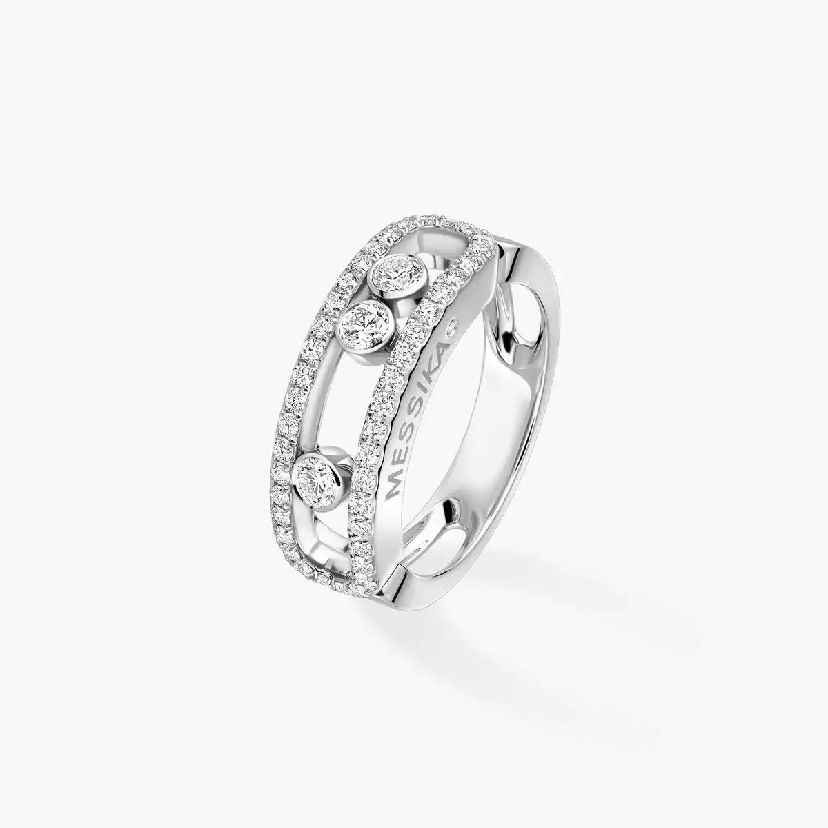 [⭐Mirelle] Move Gold Diamond Pave_ Ring