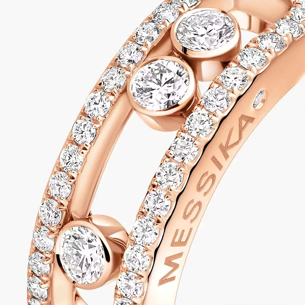 [⭐Mirelle] Move Gold Diamond Pave_ Ring