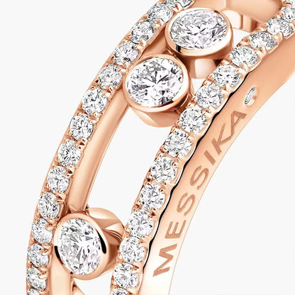 [⭐Mirelle] Move Gold Diamond Pave_ Ring