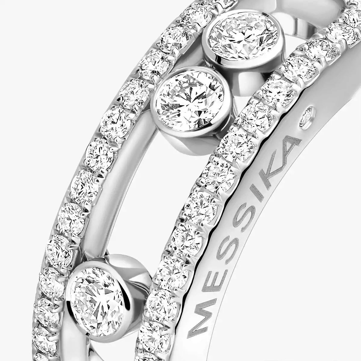 [⭐Mirelle] Move Gold Diamond Pave_ Ring