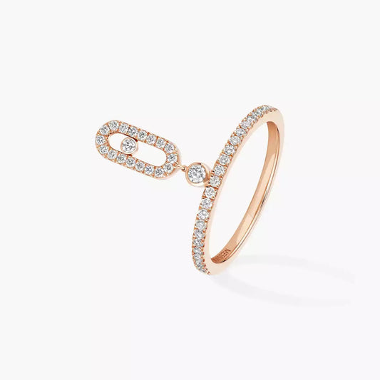 [⭐Mirelle]Move Uno Diamond Ring