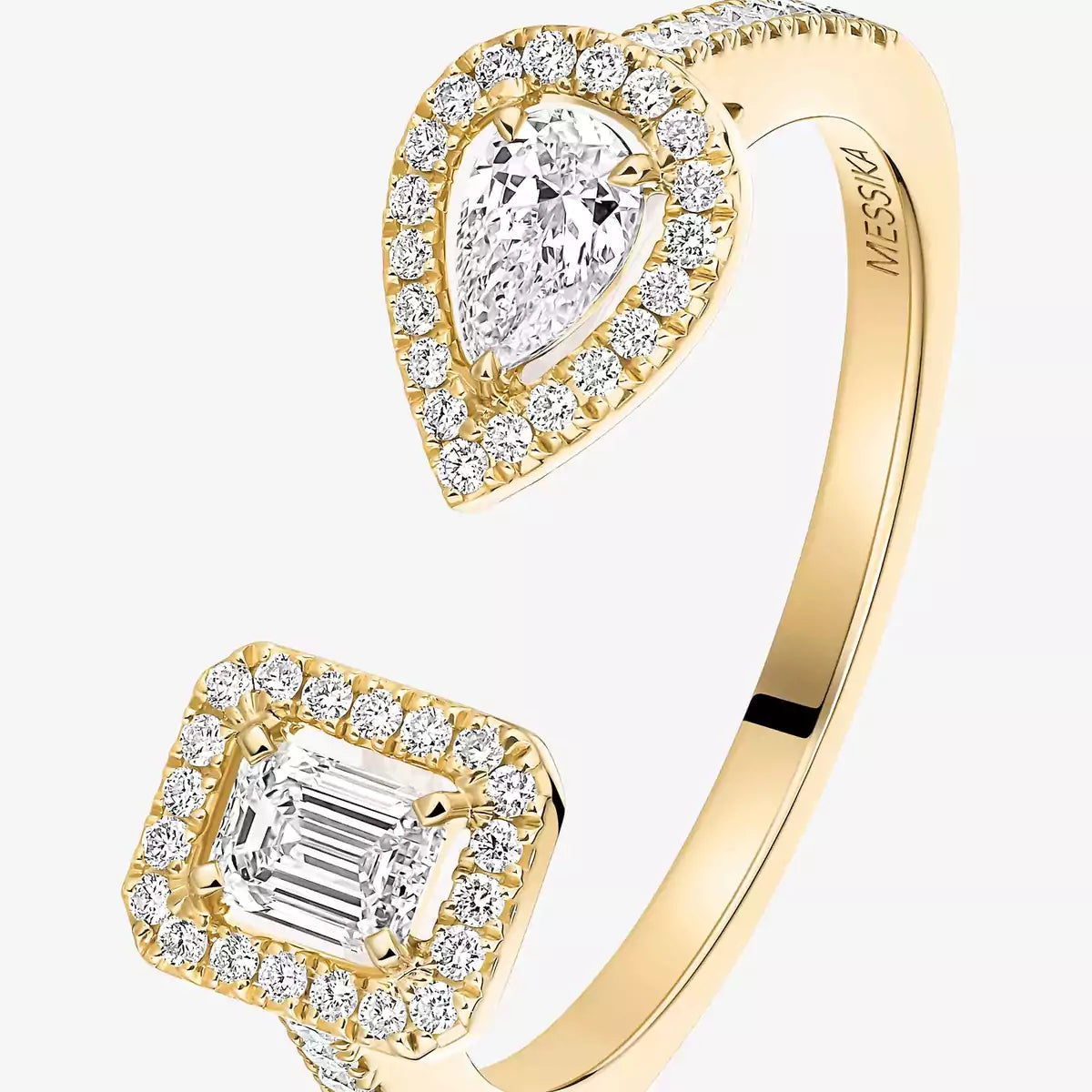 [⭐Mirelle]My Twin Toi Gold Diamond Ring