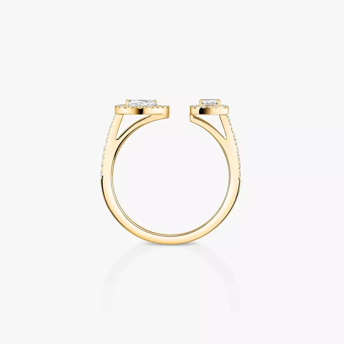 [⭐Mirelle]My Twin Toi Gold Diamond Ring