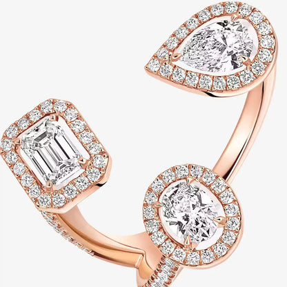 [[⭐Mirelle] Diamond Ring 0,25ct My Twin Trilogy