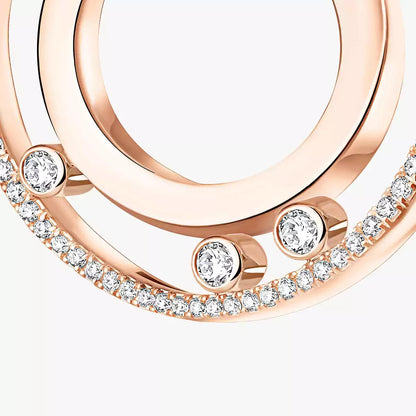[⭐Mirelle]Move Romane Small Diamond Hoop Earrings