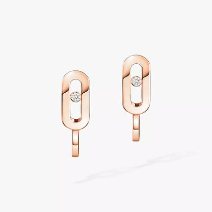[⭐Mirelle]Diamond Mini Hoop Earrings Move Classique