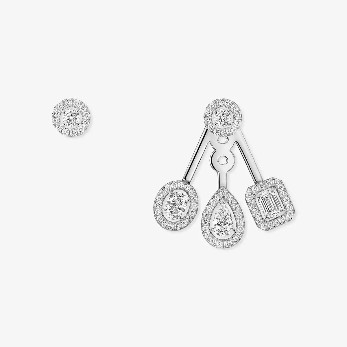 [⭐Mirelle] My Twin Trio  Diamond Earrings
