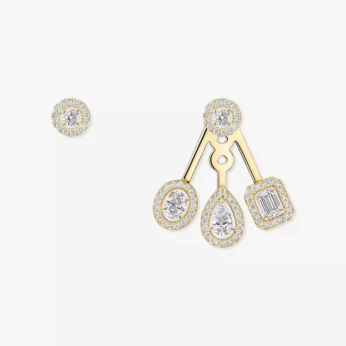 [⭐Mirelle] My Twin Trio  Diamond Earrings