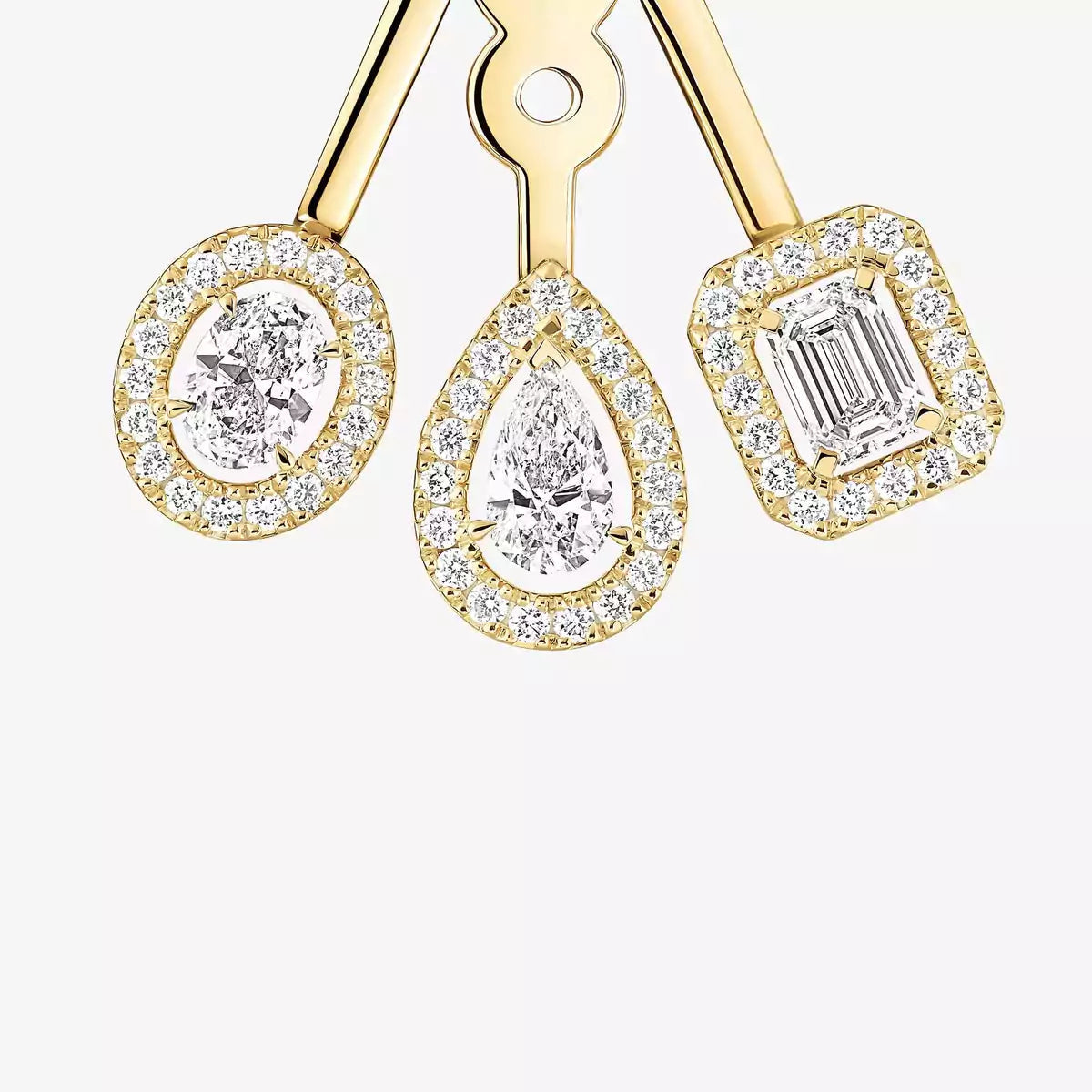 [⭐Mirelle] My Twin Trio  Diamond Earrings