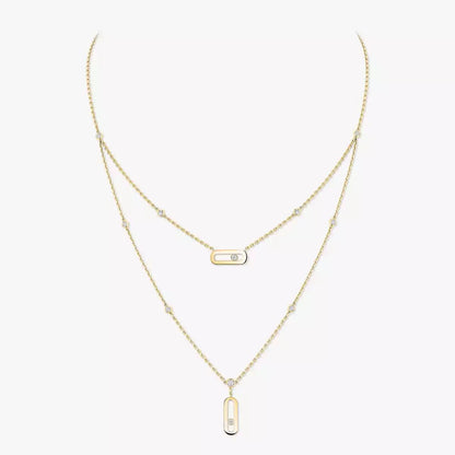 [⭐Mirelle] Move Uno Diamond Necklace